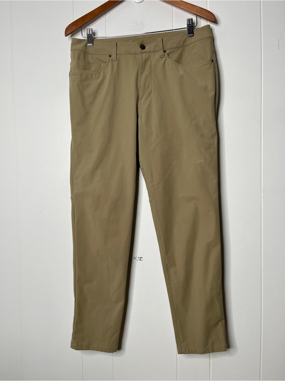 Lululemon ABC Pant Slim *Warpstreme 30" Tofino Sand Tan Size 31 M5A68S